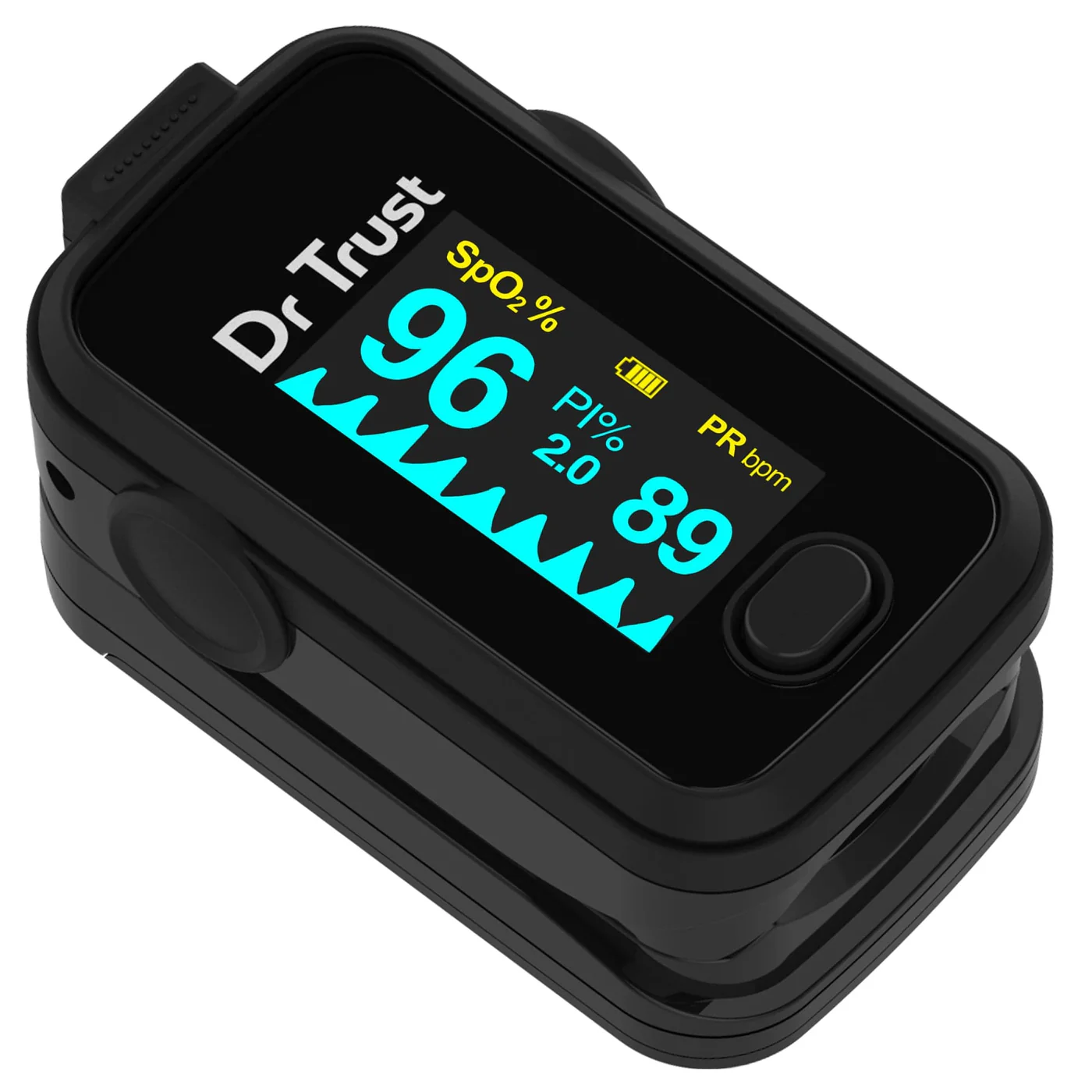 Fingertip Pulse Oximeter Spo2 Check 201 (Black)